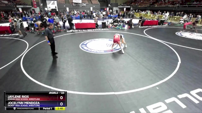 125 Lbs Cons. Round 2 - Jaylene Rios, Edison High School Wrestling Vs ...