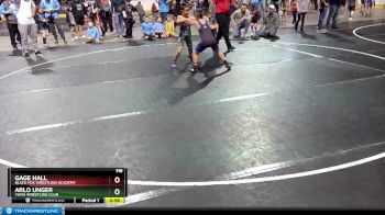 84-85 lbs Cons. Round 2 - Gage Hall, Black Fox Wrestling Academy vs Arlo Unger, Yuma Wrestling Club