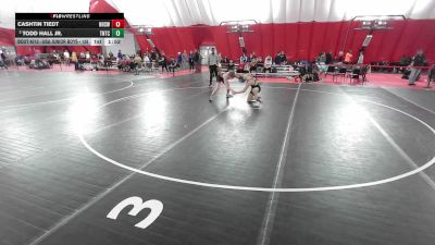 USA Junior Boys - 138 lbs Champ. Round 1 - Cashtin Tiedt, Neenah High School Wrestling vs Todd Hall Jr., Team Nazar Training Center