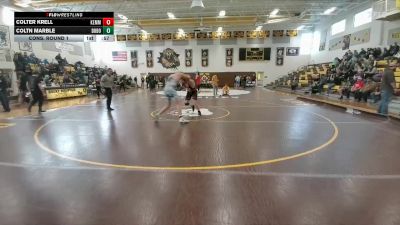 215 lbs Cons. Round 1 - Colter Krell, Kemmerer vs Coltn Marble, Dubois