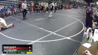 195 lbs Round 3 (6 Team) - Gauge Schuetz, Nebraska Maize vs Fletcher McKee, Wyoming Twisters