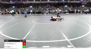 174 lbs Semifinal - Braeden Simoneaux, Rebel Wrestling Club vs Bear Siegal, Florida National Team