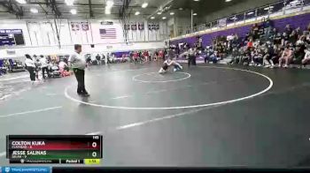 145 lbs Semifinal - Jesse Salinas, Selah vs Colton Kuka, Flathead