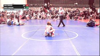 60 lbs Rr Rnd 1 - Lina Wright, Bayside Baddies - Girls vs Emily Greene, Triumph Trained - Girls