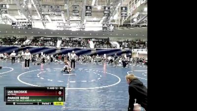 95 lbs Cons. Round 3 - Parker Ridge, Kellam Mat Rats Wrestling Club vs Ian Rikoskie, No Team