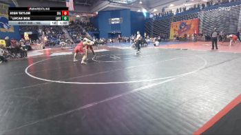 165 lbs Champ. Round 2 - Lucas Boe, Lake Highland Preparatory School vs Josh Taylor, Archbishop Spalding