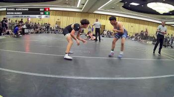 120 lbs Consi Of 64 #1 - Daniel Agredano, Khutulun vs Kevin Nunez, 208 Spartans