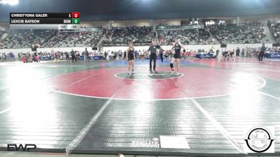 128 lbs Round Of 16 - Kyleagh Lackey, Jay Junior High vs Iris Cisneros, Skiatook Bulldog Wrestling