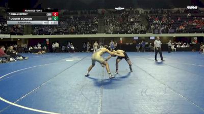 165 lbs Semifinal - Dustin Bohren, Loras vs Brian Petry, Cornell College