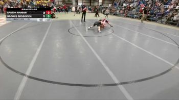 140 lbs Quarterfinal - Brooks Brosovich, Team Champs vs Easton Hansen, Laker Wrestling