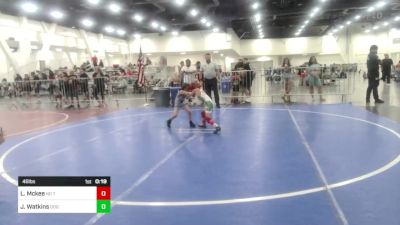 46 lbs Consi Of 8 #2 - Lyam Mckee, No Team vs John Watkins, Dog Pound WC