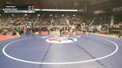 3A-120 lbs Champ. Round 1 - Dominic Beale, Pinedale vs Rian Selby, Glenrock