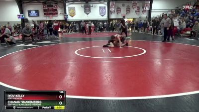 106 lbs Round 1 - Chanan Snakenberg, Eddyville-Blakesburg-Fremont vs Iyov Kelly, Fort Madison