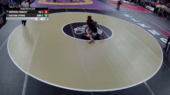 Champ. Round 1 - Kalynn Lyons, Omaha Westview Girls vs Adriana Smiley, Papillion-La Vista Girls