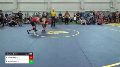 E-153 lbs Consi Of 16 #2 - Rider Ludrosky, WV vs Reily Henderson, MI