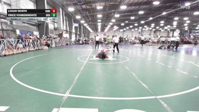 120 lbs Rr Rnd 1 - Logan Worth, BAWA GOLD - HSB vs Vince VonBernewitz, Great Bridge Wrestling Club - HSB