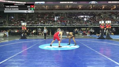 157 lbs Champ. Round 1 - Nicolas Zamora, Maryville (MO) vs Joel Jesuroga, St. Cloud St.