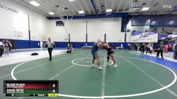 285 lbs 5th Place Match - Blake Flach, UW-Stevens Point vs David Ortiz, Elmhurst College