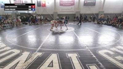 132 lbs Cain Crosson, Iowa Red vs Cash Fields, California Silver
