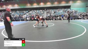 165 lbs Quarterfinal - Kalob Ybarra, Pomona vs Kaden Curry, St John Bosco