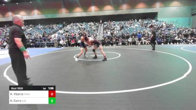 165 lbs Quarterfinal - Kalob Ybarra, Pomona vs Kaden Curry, St John Bosco