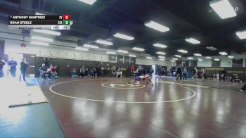 120 lbs Cons. Round 4 - Noah Steele, St. Augustine vs Anthony Martinez, Paloma Valley