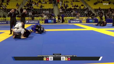 Zachary Green vs Silvio Duran De Barros Saraiva 2026 Master International IBJJF Jiu-Jitsu North American Championship