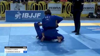 SOPHIA MARIE FLORES vs BIANCA BARBOSA BASILIO 2021 Pan Jiu-Jitsu IBJJF Championship