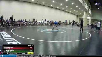 145 lbs Champ Round 1 (16 Team) - Luke Kaiser, S.E.O. Blue vs Ty Shelton, STL Red