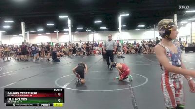 68 lbs Round 3 (6 Team) - Samuel Terpening, U2 Upstate Uprising vs Lilli Holmes, 84 Athletes