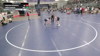 Junior Boys - 113 lbs Quarters - Preston Morrison, Fitz Wrestling Academy vs Drew Dawson, Roseburg Mat Club /Umpqua Valley Wrestling Associaction