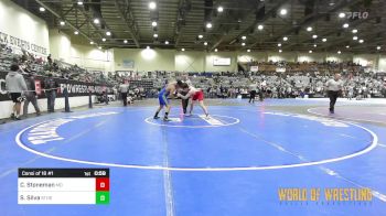 170 lbs Consi Of 16 #1 - Conner Stoneman, Mad Dawg Wrestling Club vs Steven Silva, South Tahoe High School