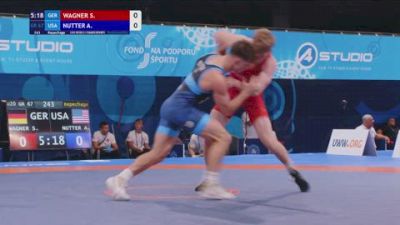 67 kg Repechage - Sebastian Wagner, Germany vs Amryn Nutter, United States