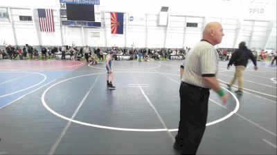 78 lbs Consi Of 8 #1 - Isaiah Flores, Pounders WC vs Rance Hughes, Pahranagat Valley