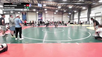 113 lbs Round Of 32 - Javeon Chambers, Freakztyle Wrecking Crew vs Brayden Laird, Kraken Black