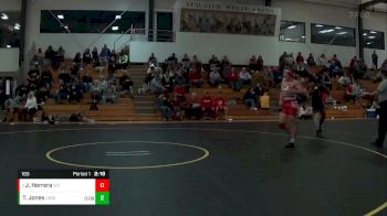 165 lbs Quarterfinal - Jesse Herrera, Wabash vs Tyler Jones, Indianapolis