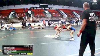 112 lbs 7th Place Match - Brady Baker, Michigan West WC vs Cristian Haslem, Team Donahoe