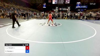 157 lbs Rnd Of 128 - Jace Parent, GA vs Chaz Ponton, ID