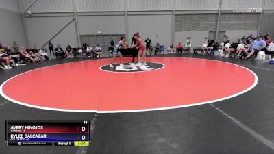 110 lbs Round 2 (8 Team) - Avery Hinojos, Kansas vs Rylee Balcazar, Colorado