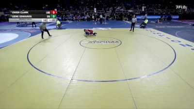 II-150 lbs Semifinal - Gene Edwards, Central Valley Academy vs Owen Clark, Lansing