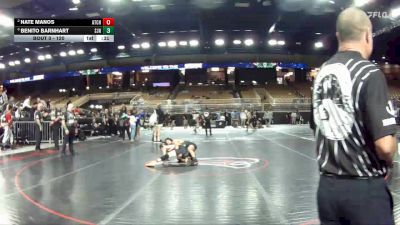 120 lbs Cons. Semi - Benito Barnhart, St. John Neumann vs Nate Manos, Athens Christian
