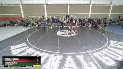 63 lbs Quarters & Wb (16 Team) - Tyson Linnell, Utah Gold vs Riddic Bunn, Mat Demons