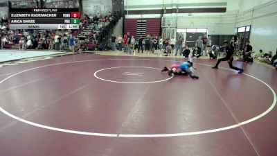 128 lbs Semis - Anica Barze, Pinnacle Wrestling Club vs Elizabeth Rademacher, Pursuit Wrestling