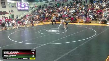 132 lbs Round 1 (16 Team) - Owen Wilkinson, Central (Carroll) vs Keegan Dunn, Whitewater