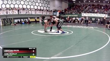 165 lbs Champ. Round 2 - Gabe McNally, Clay (Oregon) vs Christian Soltis, Elyria Catholic