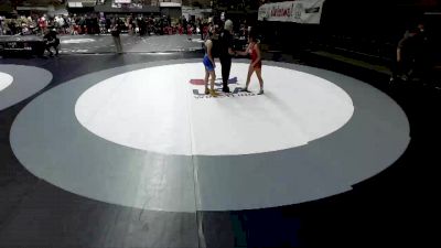 110 lbs Champ. Round 1 - Miabella Madueno, Legacy Wrestling Center vs Lyla Tillman, Fremont Warriors Wrestling Club