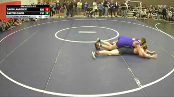 157 lbs Cons. Round 2 - Carter Clock, Newberg vs David Lawrence, Bend