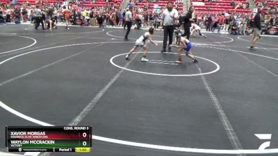 49 lbs Cons. Round 3 - Xavior Morgas, Maverick Elite Wrestling vs Waylon McCrackin, Victory