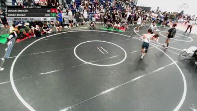 132 lbs Cons. Round 3 - Logan Arenas, Lancers WC vs Jonah Lucas, La Quinta High School