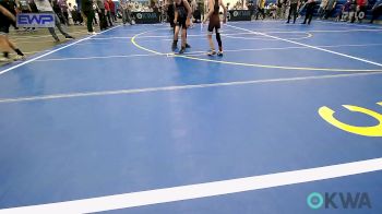 46 lbs Semifinal - Luke Baysinger, Blanchard Youth Wrestling vs Slader Gibson, Team Guthrie Wrestling